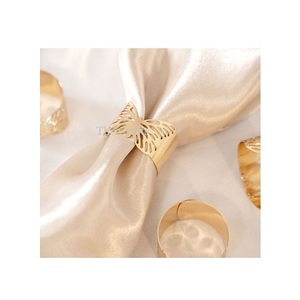 Porte-serviettes en acier inoxydable, design papillon, taille et forme personnalisées, prix acceptable. - Product Image 1