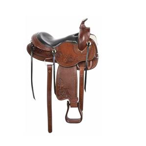 Ensemble de selle en cuir sculpté à la main de qualité supérieure à forte demande Siège confortable à gueule occidentale pour l'équitation Type anglais de l'Inde. - Product Image 1