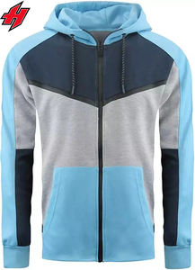 Chándal con cremallera Unisex de fábrica OEM, logotipo personalizado, Etiqueta Privada, Sudadera con capucha de lana, pantalones de chándal, conjunto de chándal informal transpirable para hombre para - Product Image 2