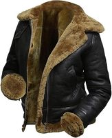 Blouson aviateur en cuir d'agneau véritable respirant en tricot vintage noir pour homme, taille plus, 4 saisons, col rabattu, vêtements pour homme