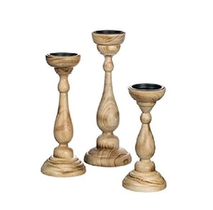 Style post-moderne colonne romaine bougeoir en bois ornements de Table à manger créatifs pour la décoration intérieure pour le salon - Product Image 6