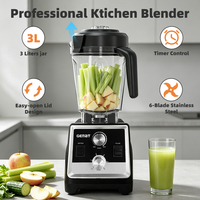3L 4L 5L Heavy Duty Multifunctionele Blender met kunststof behuizing, commerciële fruit-, sojabonen-, voedingsmiddelen- en melkthee-blender