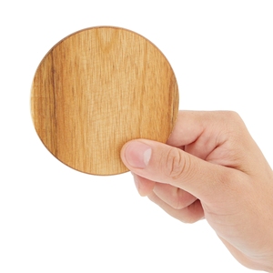 Custom Logo Round Wooden Free Coasters For Home Restaurant Hotel Wedding in Low Price - Product Image 5