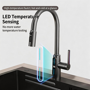 Grifo de Cocina Inteligente con Pantalla Digital de Temperatura, Salida de Agua Fría y Caliente, Diseño Extraíble para una Fácil Limpieza - Product Image 2