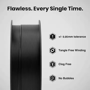 Filament PLA Pro Numakers 1 kg, noir profond, 1,75 mm, haute performance, vitesse d'impression rapide, résistance à la température de 60°C, fiable, 3D - Product Image 3