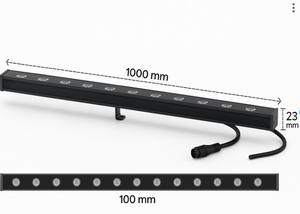 ไฟโปรไฟล์หลอดแอลอีดีเปลี่ยนสีได้บาง23มม. ไฟตกแต่งโดยรอบ12W-15W - Product Image 3