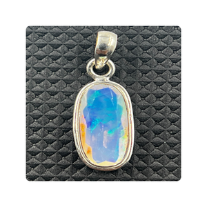 <b>Handmade</b> 925 Sterling Silver Ethiopian Opal Cut Stone Pendant Cute Style Cabochons for Wedding Parties Gifts for <b>Earrings</b> - Product Image 5