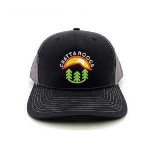 Meilleure vente Chapeaux de camionneur Gorras à mailles multicolores à 6 panneaux avec logo brodé personnalisé Casquette de performance pour l'extérieur - Product Image 1