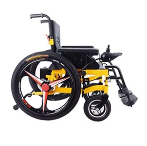 Silla de Ruedas Eléctrica Plegable Inteligente para Uso en Exteriores, Plegable, de Alta Resistencia, con Batería de Plomo-Ácido de Acero Inoxidable - Product Image 2