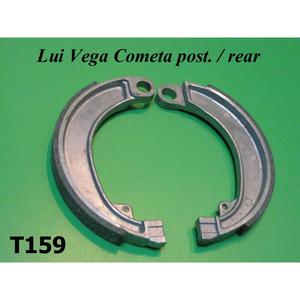 Par de zapatas de freno trasero para Lambretta Lui / Vega / Cometa - Product Image 1