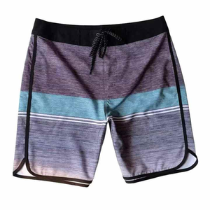 Short de bain de plage d'été pour hommes, en velours côtelé de haute qualité, solide, décontracté, à séchage rapide - Product Image 1