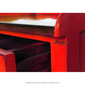 เฟอร์นิเจอร์ห้องนั่งเล่นสไตล์คลาสสิกวินเทจ ปี 2009 ตู้ไม้มะฮอกกานีสำหรับบ้าน เฟอร์นิเจอร์ไม้จริงสำหรับจัดเก็บของในบ้าน - Product Image 5