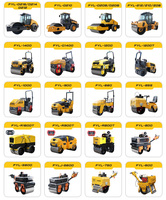 Compacteur routier à double tambour de 1 tonne à vibration, nouveau design