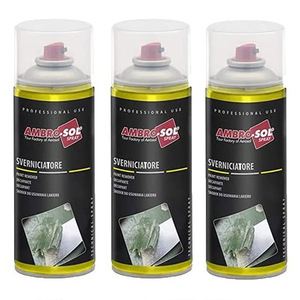 Ambrosol 400ml Transparent <b>Paint</b> <b>Remover</b> <b>Spray</b> 3 Cans Effective for DIY Removes <b>Paint</b> From Wood Metal Glass - Product Image 1
