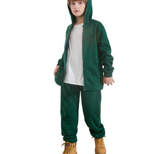 ชุดวอร์มสไตล์ทึบสำหรับเด็กชุดวอร์มระบายอากาศได้พิมพ์โลโก้แบบกำหนดเองสำหรับการปรับแต่งแบรนด์ - Product Image 1