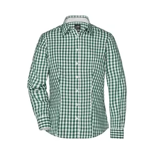 Ladies' <b>Checked</b> Blouse Corporate Merchandising Promotional Polo <b>Shirts</b> - Product Image 5