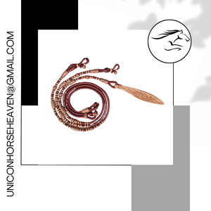 ROYAL INTRNATIONAL - Nueva Correa de Cuero Crudo Trenzada a Mano para Caballos, Color Castaño, para Equipamiento de Carreras de Caballos, de Uttar Pradesh - Product Image 2