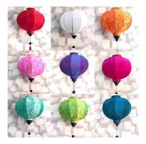 Lanternes rondes en soie de bambou coloré de vente chaude de bonne qualité et prix bon marché du Vietnam pour l'exportation - Product Image 1