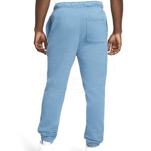 กางเกงวอร์มเข้ารูปแฟชั่นสำหรับผู้ชาย, กางเกงลำลองน้ำหนักเบา100% ตรงผ้าฝ้ายระบายอากาศได้สวมใส่สบายมีเชือกผูก - Product Image 2