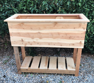 Jardinière minimaliste en bois pour herbes aromatiques (auto-arrosante) - Product Image 6