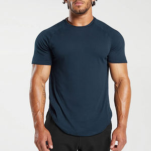 Camiseta deportiva transpirable de secado rápido ajustada, camiseta personalizada con sublimación de gimnasio comprimida de poliéster 100% para hombre - Product Image 2