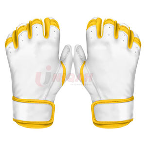 Gants de baseball en cuir personnalisés de qualité supérieure pour adultes Manchette courte Logo Outfield Pitcher Gants de frappeur pour gaucher - Product Image 1