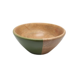 Nouveau bol de service de nourriture de forme ronde en bois décoratif fini naturel pour la Table à manger de cuisine bols de service de nourriture et de collations - Product Image 1