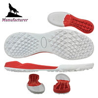 Semelle extérieure de botte de football d'entraînement professionnel pour les surfaces de gazon artificiel Semelle de football confortable avec antidérapant et résistant à l'usure