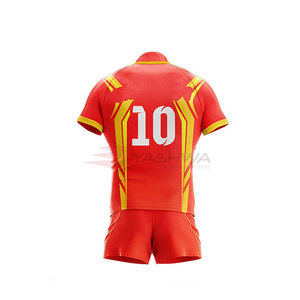 Uniforme de Rugby Transpirable Personalizado de Fábrica - Alta Calidad, 100% Poliéster Ecológico, Último Diseño - Product Image 3
