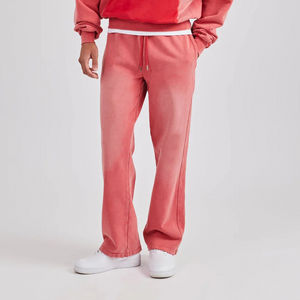 กางเกงสเวตแพนท์ผ้าแคนวาสผู้ชายขนาดใหญ่พิเศษแบบ OEM - คุณภาพสูง สวมใส่สบาย สไตล์ลำลอง พร้อมสีและโลโก้ที่ปรับแต่งได้ - Product Image 3