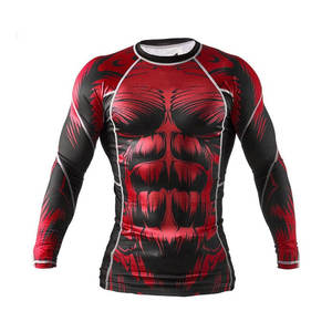 Vêtements d'entraînement en tissu extensible pour un confort maximal Chemise de compression pour hommes Manches longues Vêtements tous temps Chemises de compression de qualité supérieure - Product Image 6