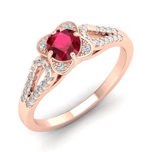 Anillo de Compromiso de Plata de Ley 925 con Moissanita, Diseño Exclusivo REYES, para Mujer, Precio al por Mayor, Gema de Rubí, Joyería Fina - Product Image 2