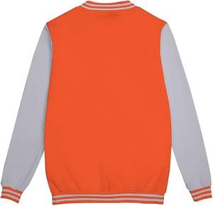 เสื้อแจ็คเก็ตเลตเตอร์แมนผู้ชายสำหรับฤดูหนาว ให้ความอบอุ่น สวมใส่สบาย คอตั้ง ปักโลโก้ด้านหน้า กันลม ระบายอากาศได้ดี แห้งเร็ว คุณภาพสูง เป็นมิตรกับสิ่งแวดล้อม - Product Image 2