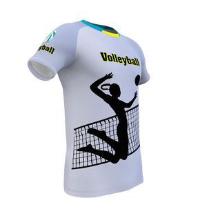 Men's Q-Neck Short Sleeve 100% Polyester Breathable Comfortable High Quality Customizable Jersey <b>Set</b> Beach <b>Volleyball</b> Team Gear - Product Image 6
