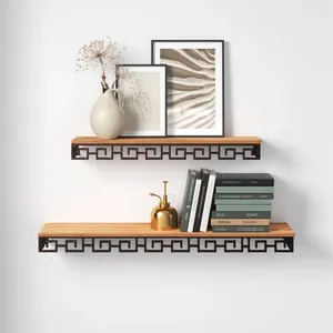 Gold Coated Hot Selling Wall Mounted Floating <b>Shelf</b> Premium Luxury Design Elegant <b>Shelf</b> <b>for</b> Home Hotel and Interior Decor Use - Product Image 2