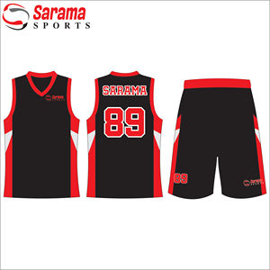 Conjuntos de uniformes de baloncesto, Jersey de baloncesto, impresión personalizada por sublimación, venta al por mayor - Product Image 1