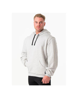 Sudaderas con Capucha Blancas de Hierro, Sudaderas con Capucha de Alta Calidad para Hombre, Ropa de Calle, 100% Algodón, Sudadera con Capucha Gruesa con Estampado Puff para Hombre - Product Image 1