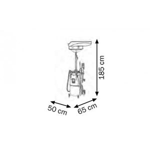 Escurridor de succión de aceite accionado por aire Meclube 90L con equipo de vehículo de bomba neumática - Product Image 2