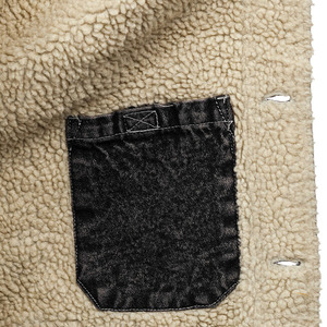 Men's <b>Denim</b> <b>Jackets</b> <b>Custom</b> Made Factory Rate Adjustable Wholesale Top Style Latest Best Fashion Stand Collar for Winter - Product Image 5