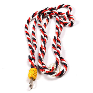 Lanière de cordon en soie jaune et blanche avec ruban de logo filaire à épaule tressée pour uniformes vestimentaires d'infanterie - Product Image 6