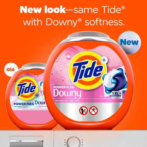 Cápsulas de detergente para ropa Tide Power PODs + Downy, 45 unidades, Soft Boosters + Aroma April Fresh - Product Image 5