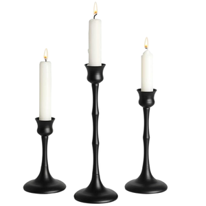 Candelabro Decorativo de Hierro Negro de Alta Calidad, Hecho a Mano, Ecológico, para el Hogar, Mesa de Navidad, ROSHAN HANDICRAFTS - Product Image 3