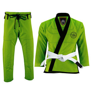 Kimono et pantalon de Jiu-Jitsu brésilien (BJJ) sur mesure de qualité supérieure, tissage perlé, uniforme résistant, broderie du logo de l'équipe, vente en gros OEM - Product Image 1