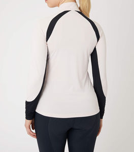 Pantalones de equitación para mujer con diseño OEM personalizado, costuras planas, estampados, que absorben la humedad, transpirables, de algodón, estilo western. - Product Image 2