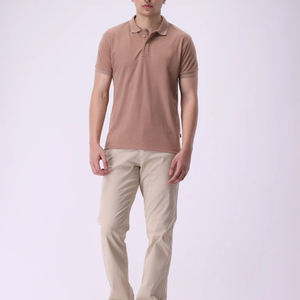 2025 nuevo diseño logotipo personalizado Color sólido transpirable polos para hombres hecho en fábrica de alta calidad hombres polos - Product Image 4