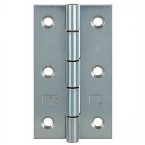VORMANN Steel Hinge for Blinds Shades <b>Shutters</b> 100mm Height 52mm Width 1.6mm Thickness Blue Zinc-Plated <b>Rolled</b> Narrow 20 Units - Product Image 3