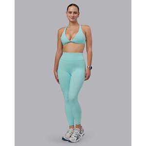 Fusion Women's Ultra High-Rise 7/8 <b>Patterned</b> <b>Legging</b>-Island Paradise Breathable Nylon-Spandex Fitness Wear - Product Image 5