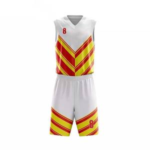 Maillot de basket-ball vierge personnalisé, vente en gros, uniforme de basket-ball 2022 100% Polyester, vêtements de sport, uniformes pour hommes adultes - Product Image 1