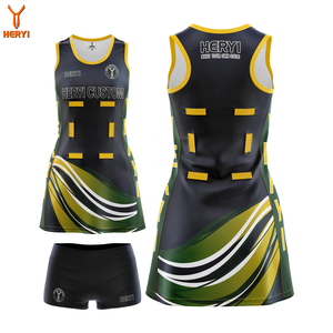 Design original logo ensemble femmes sport Netball bavoir Netballl robe uniforme BY URBANGAZER INDUSTRIES - Product Image 1