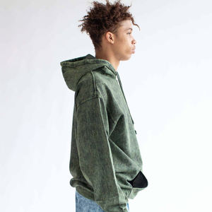 Sudadera con Capucha Extra Grande de Felpa Gruesa, Transpirable, Ecológica, de Algodón Tie-Dye con Logotipo Personalizado de Alta Calidad para Hombre - Product Image 2